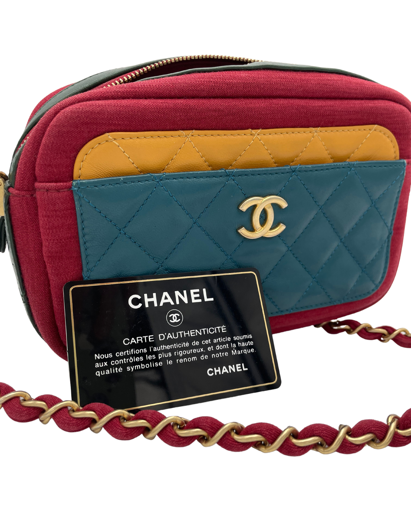 Exclusive Chanel Paris-Hamburg Camera Case Quilted Bag