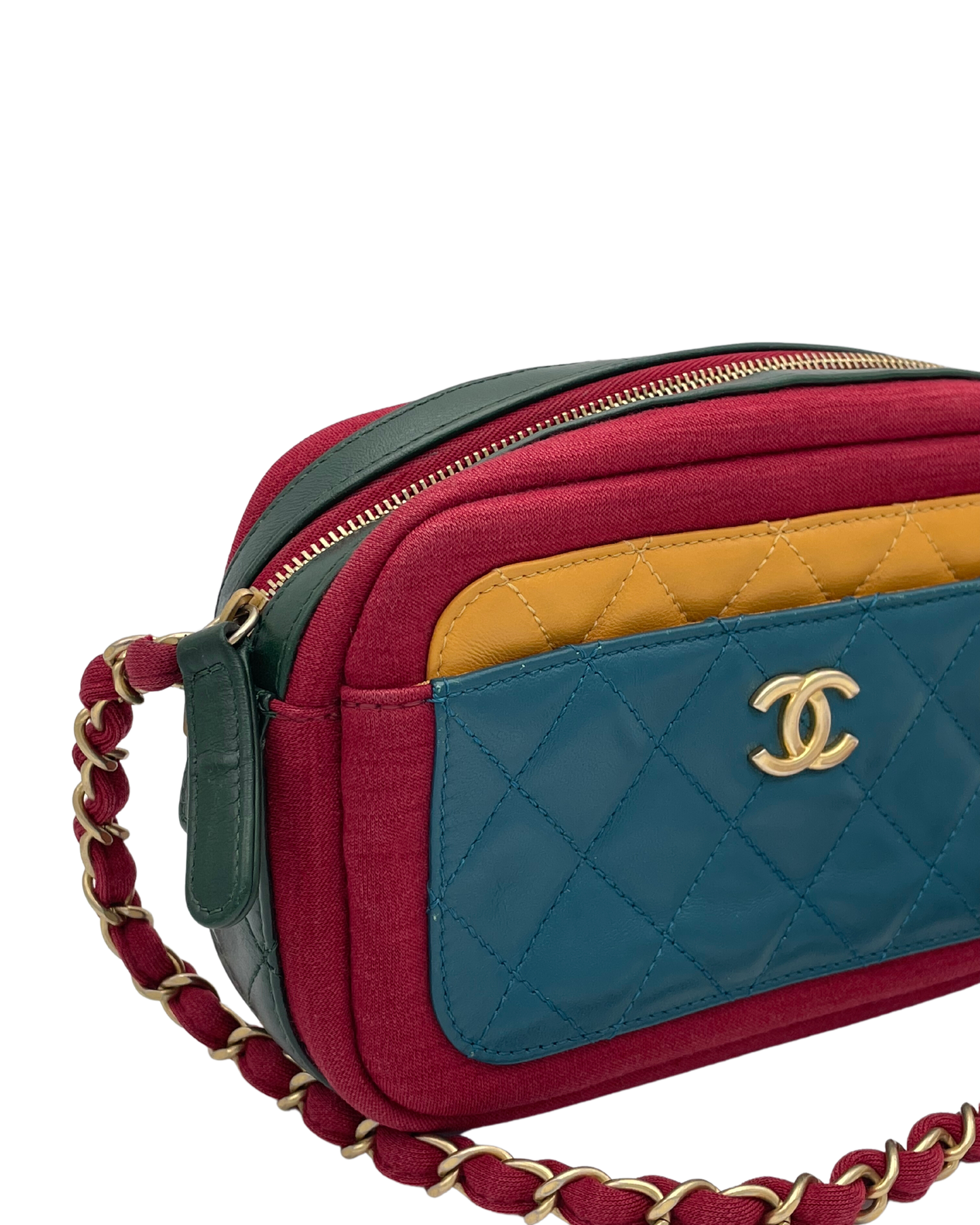 Exclusive Chanel Paris-Hamburg Camera Case Quilted Bag